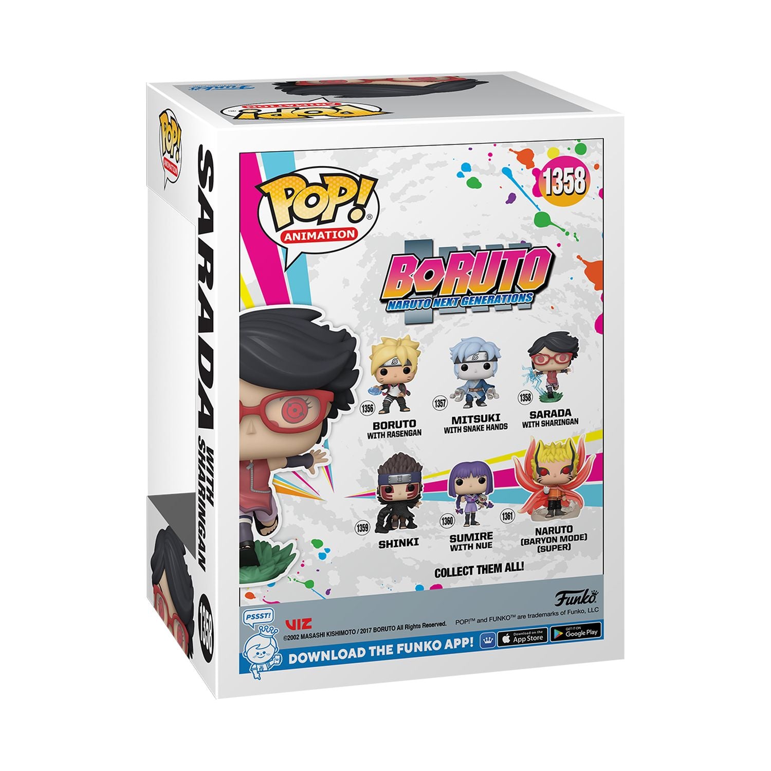 GUNMANSA Funko Pop! Animation: Boruto Naruto Next Generations - Sarada With Sharingan