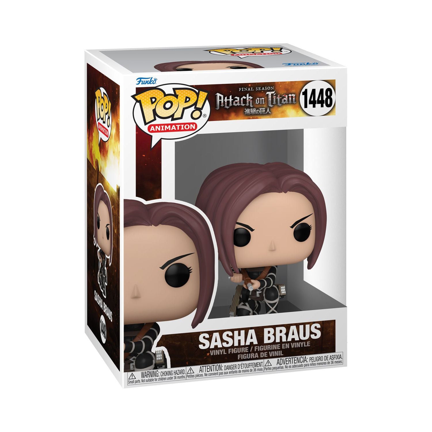 GUNMANSA Funko Pop! Animation: Final Season Attack On Titan - Sasha Braus