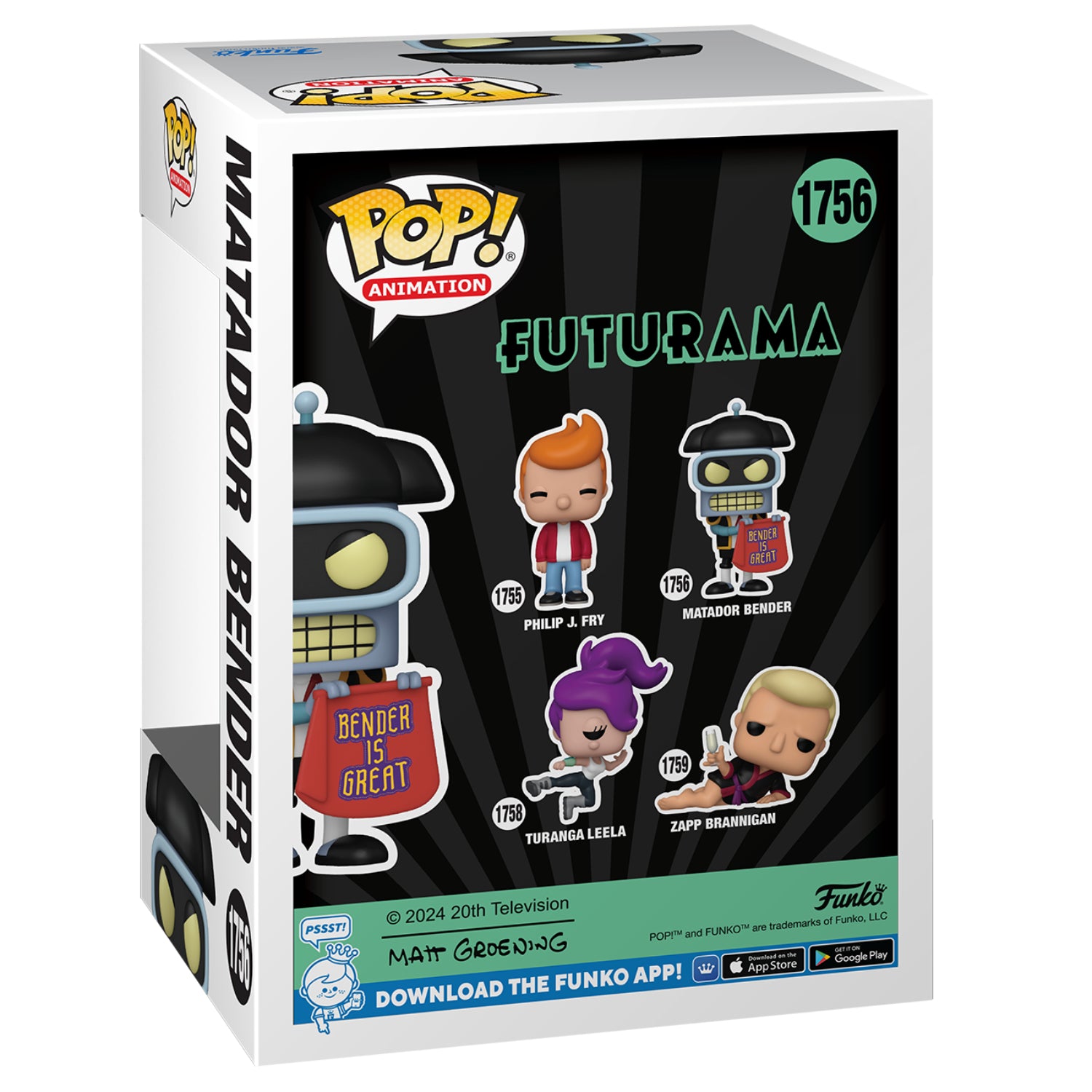 GUNMANSA Funko Pop! Animation: Futurama - Matador Bender