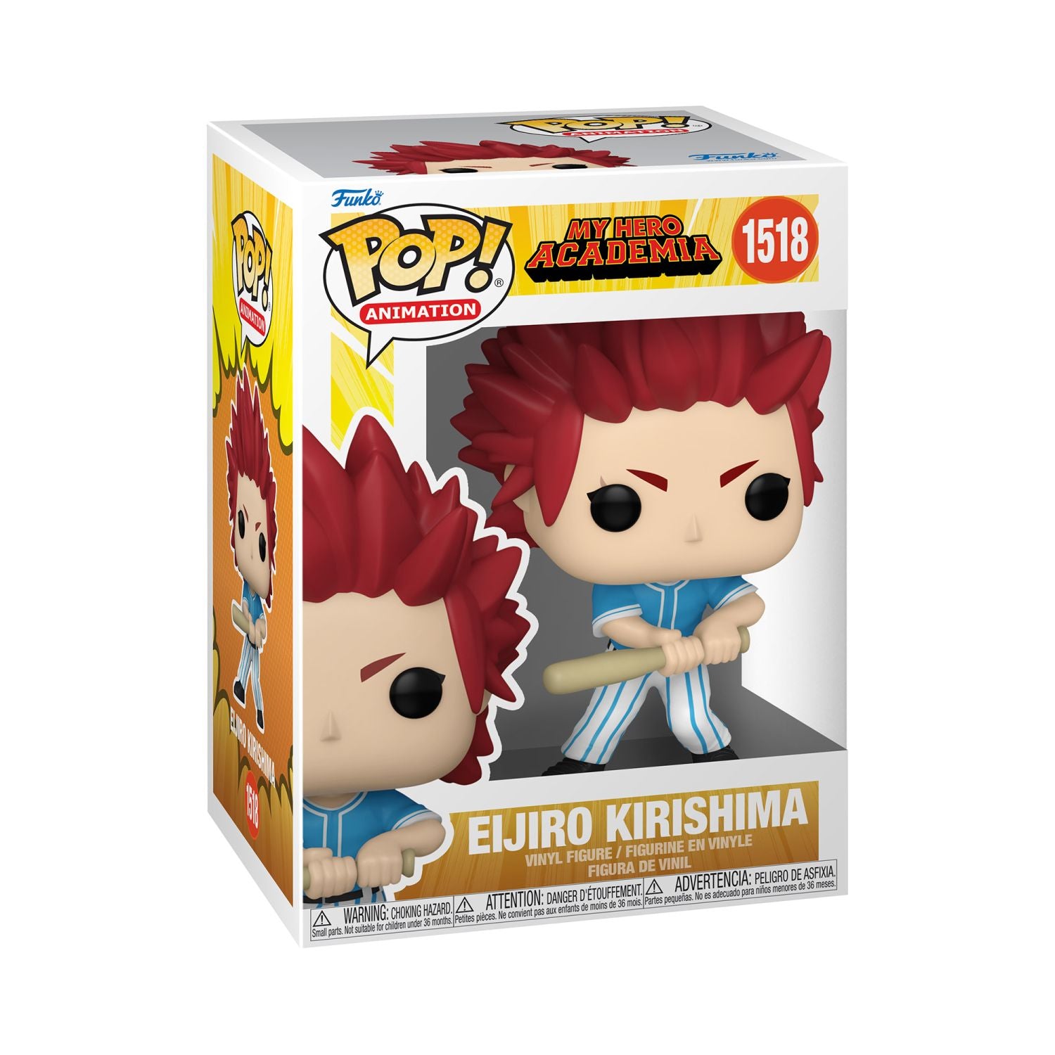 GUNMANSA Funko Pop! Animation: My Hero Academia - Eijiro Kirishima (Hero League Baseball)