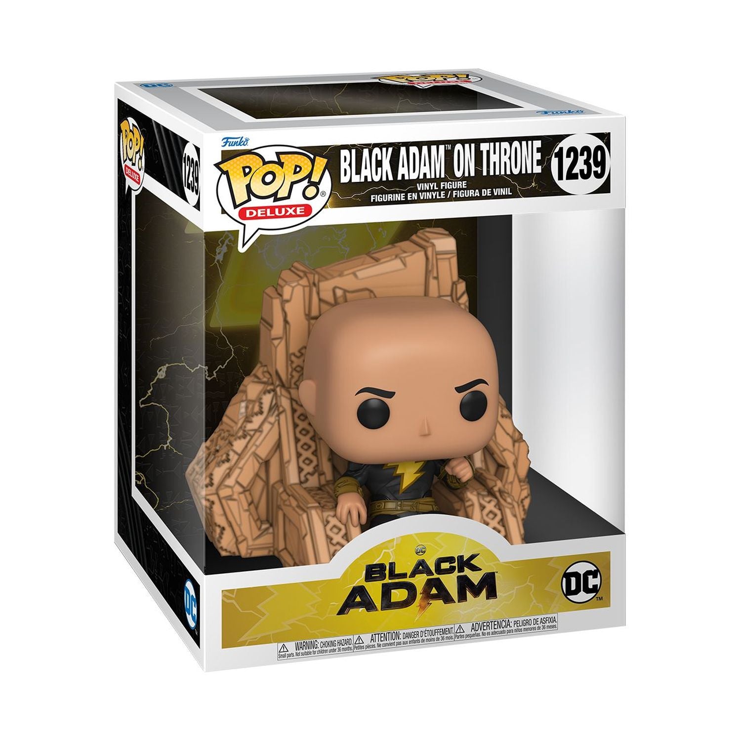 GUNMANSA Funko Pop! Deluxe:DC Black Adam On Throne-Black Adam