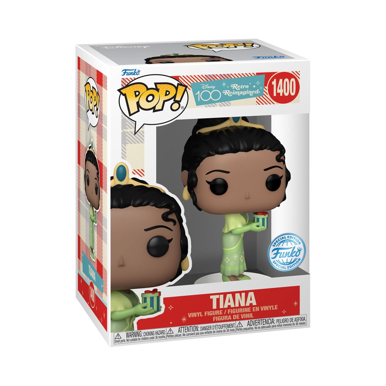 GUNMANSA Funko Pop!: Disney 100 Retro Reimagined - Tiana (Special Edition)