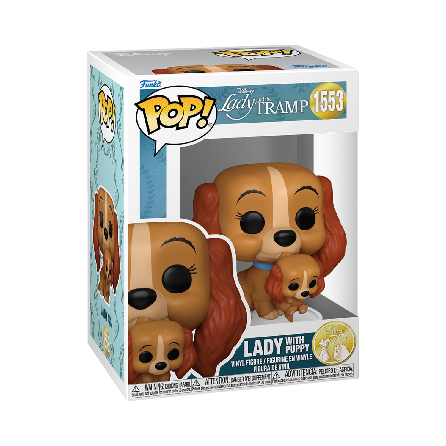GUNMANSA Funko Pop! Disney: Lady And The Tramp - Lady With Puppy