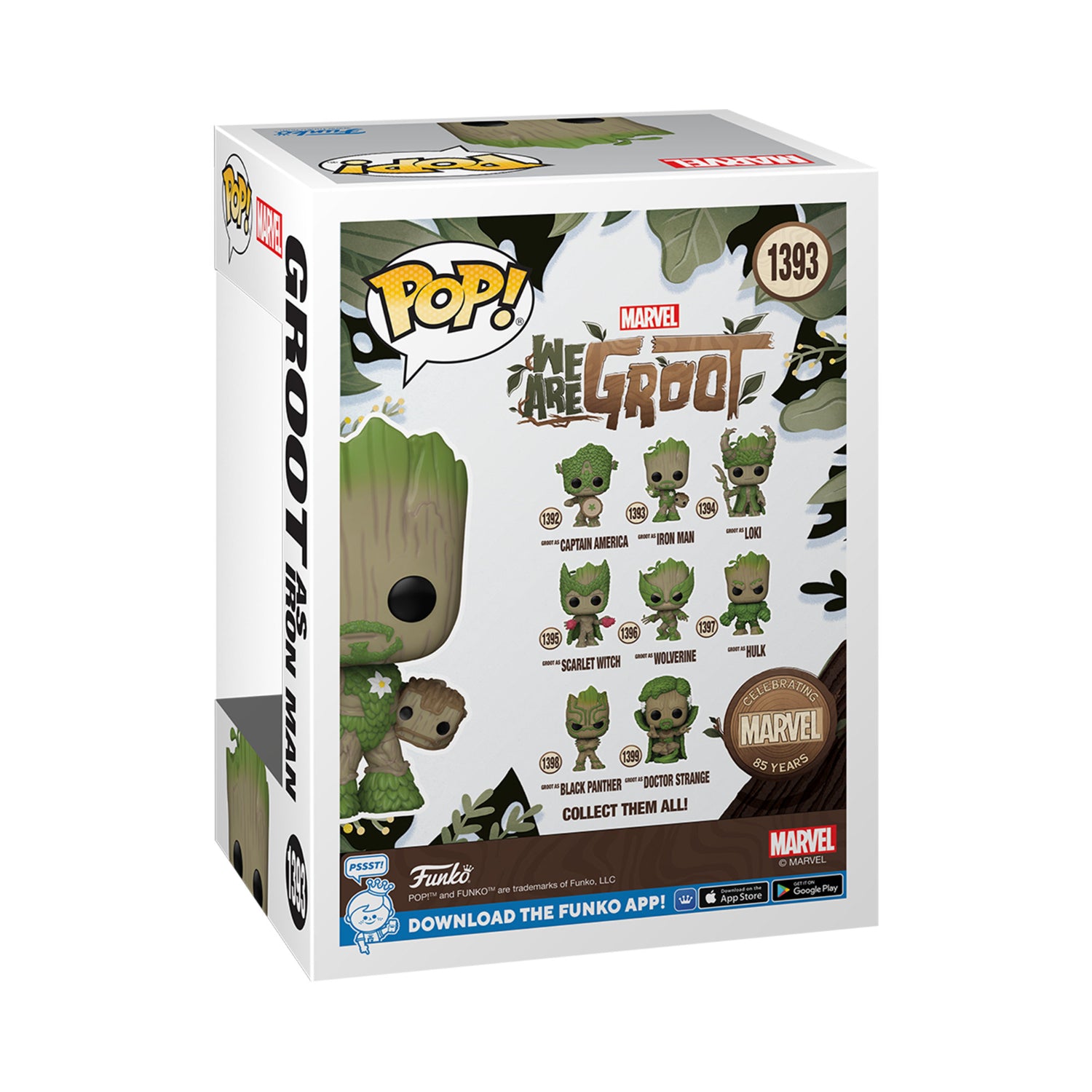 GUNMANSA Funko Pop!: Marvel We Are Groot - Groot As Iron Man (Celebrating 85 Years Of Marvel)