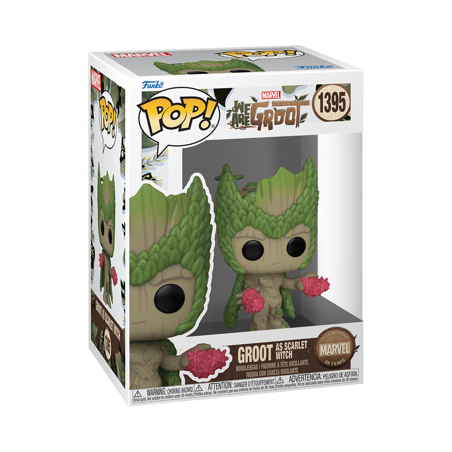 GUNMANSA Funko Pop!: Marvel We Are Groot - Groot As Scarlet Witch (Celebrating 85 Years Of Marvel)