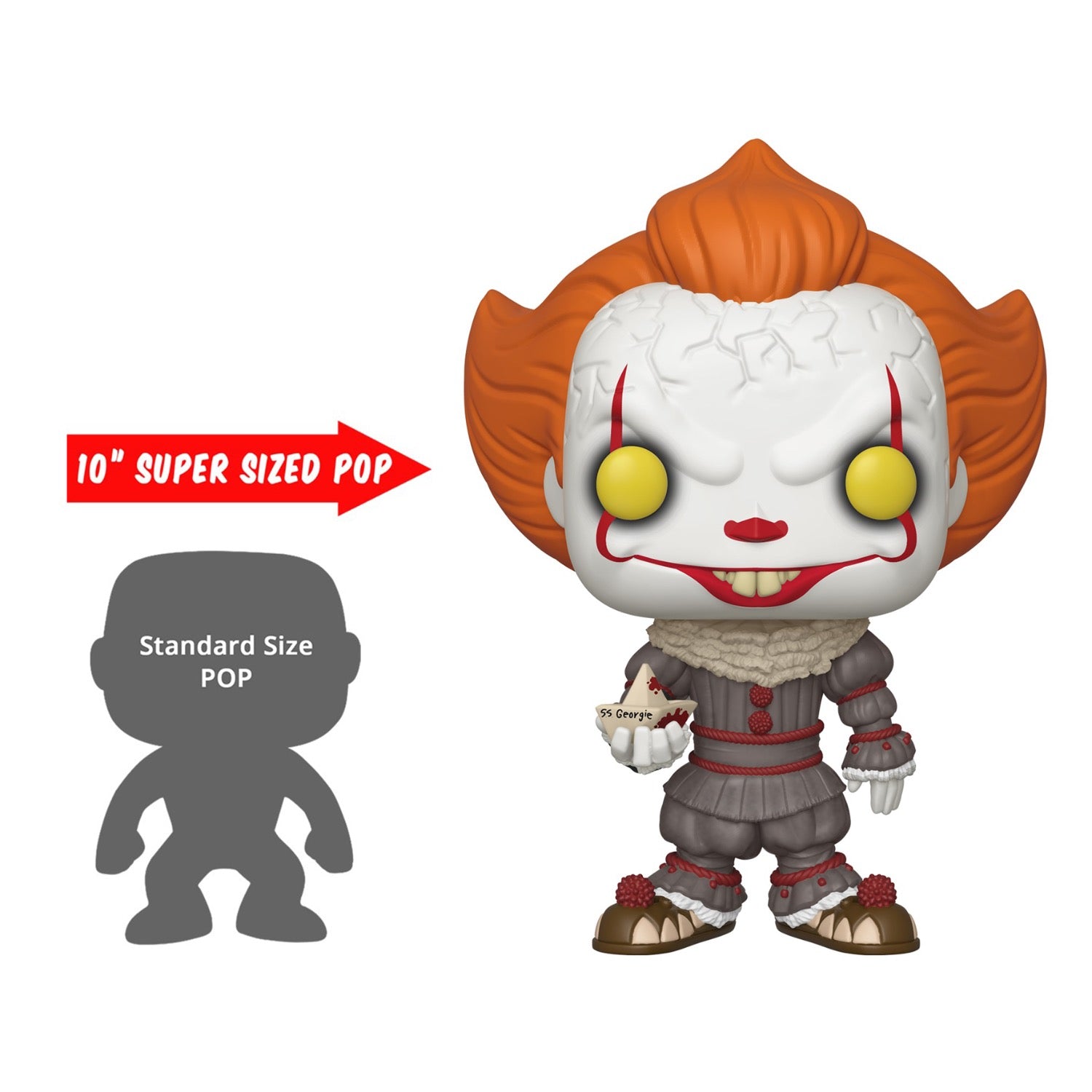 GUNMANSA Funko Pop! Movies Jumbo: IT - Pennywise With Boat