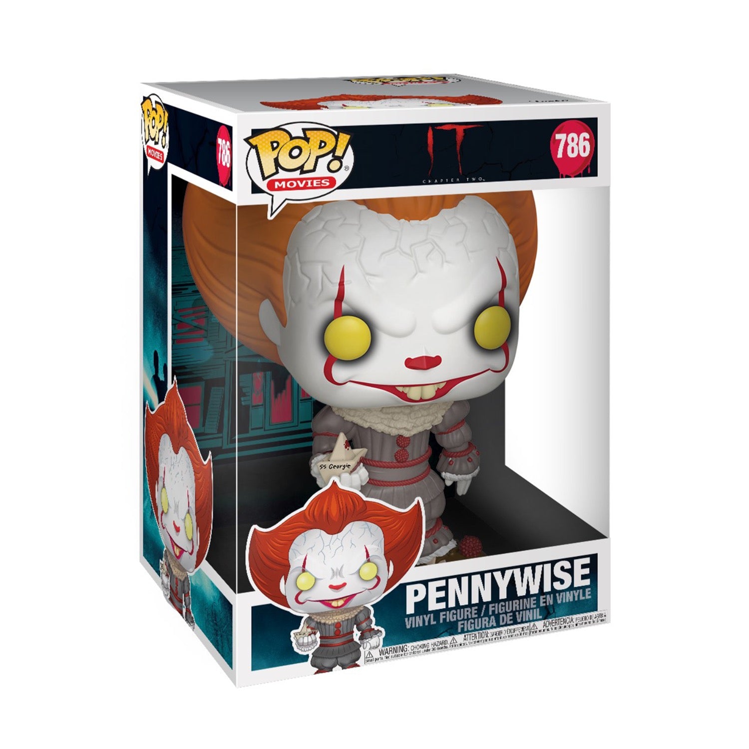 GUNMANSA Funko Pop! Movies Jumbo: IT - Pennywise With Boat