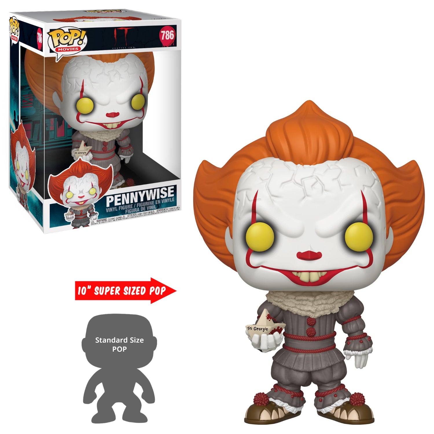 GUNMANSA Funko Pop! Movies Jumbo: IT - Pennywise With Boat