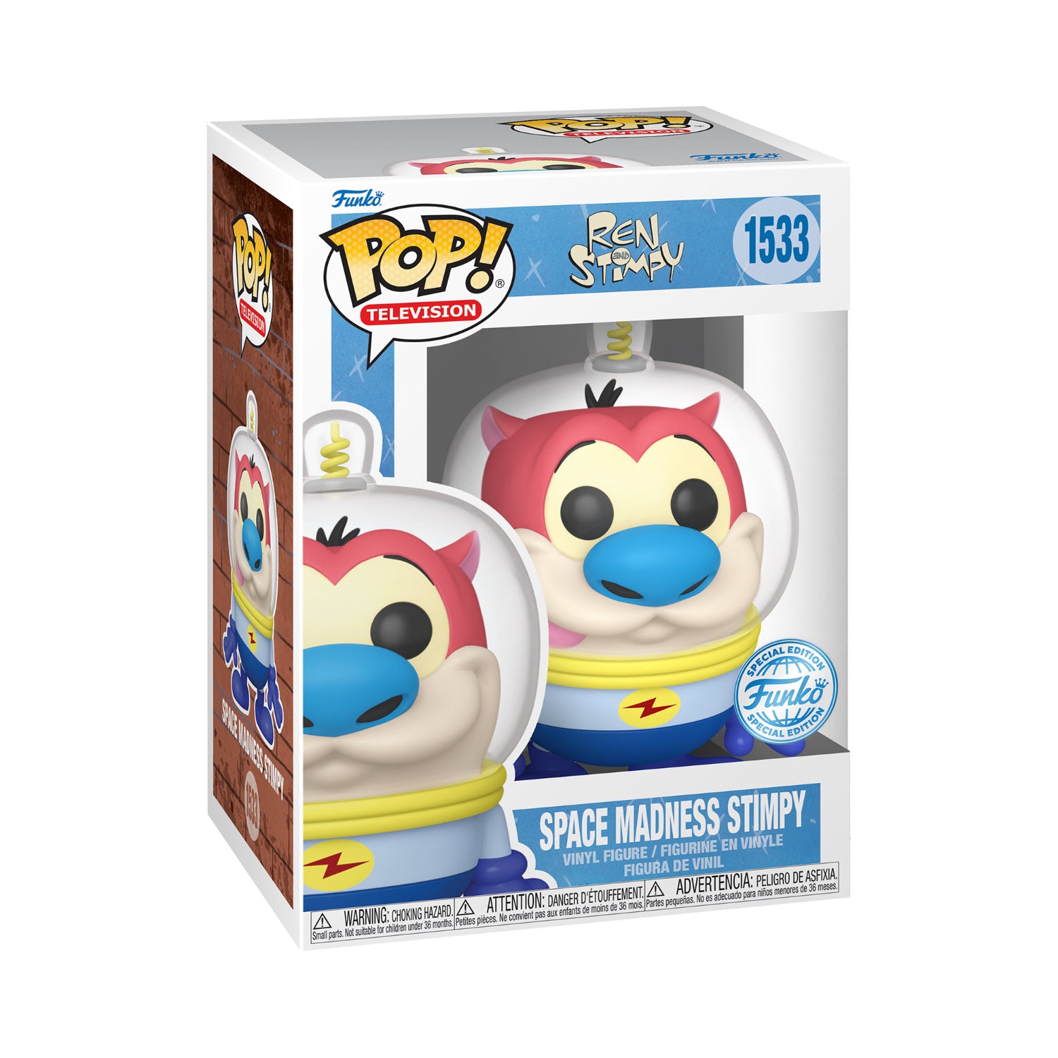 GUNMANSA Funko Pop! Television: Ren & Stimpy - Space Madness Stimpy