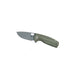 GUNMANSA Fx-604 Mfg Fox/vox Core Fold, Knife Stainless Steel Elmax Sw Bld, Forest Green Micarta Hdl