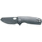 GUNMANSA FX-608 TI FOX/VOX BABY CORE FOLDING KNIFE - M390 ACID STONEWASHED BLADE