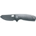 GUNMANSA FX-608 TI FOX/VOX BABY CORE FOLDING KNIFE - M390 ACID STONEWASHED BLADE