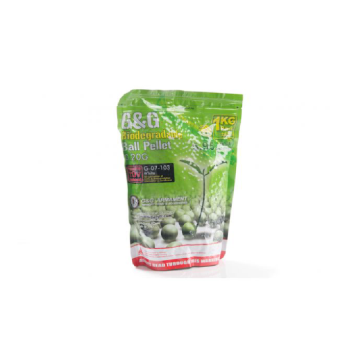 GUNMANSA G-07-103 Bio BB 0.20g/1kg Aluminium Foil (5000 Rounds)