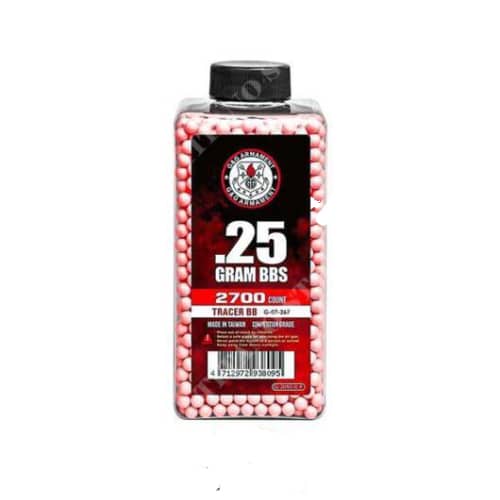 GUNMANSA G-07-267 Tracer BB 0.25g (Can/2700 Pellets) (Red)