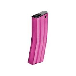 GUNMANSA G&G 125R METAL MID-CAP AIRSOFT MAGAZINE FOR GR16 (PINK) SINGLE - G-08-157