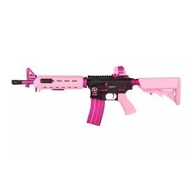 GUNMANSA G&G Airsoft CM16 MOD-0 Airsoft M4 AEG Rifle UPI Edition - Pink/Black