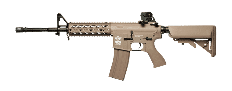 GUNMANSA G&G CM16 Raider-L DST Airsoft Rifle (AEG|Full-Semi Auto|300) EGC-16P-RDL-DNB-NCM