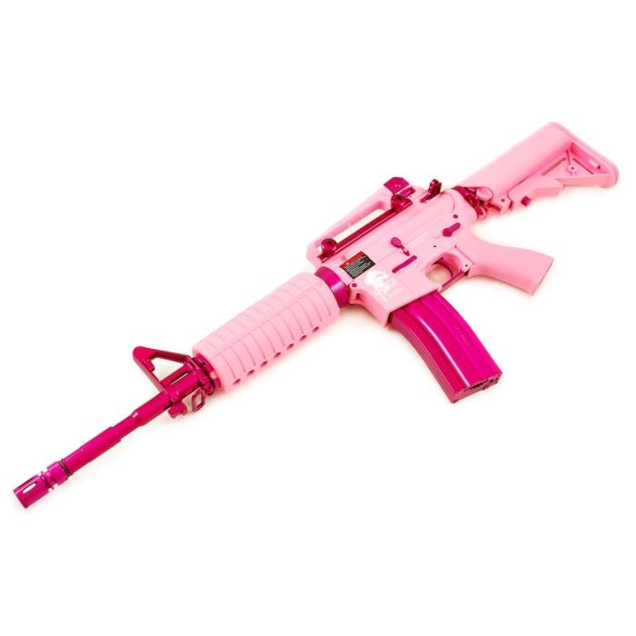 GUNMANSA G&G FF16 M4 Femme Fatale Airsoft Rifle (AEG|Full-Semi Auto|450) EGR-16P-FFC-PNB-NCM