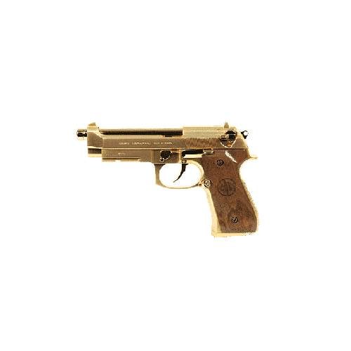 GUNMANSA G&G GAS-M92-GP2-YBB-ECM GPM92 GOLD Airsoft Pistol
