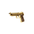 GUNMANSA G&G GPM92 GOLD Airsoft Pistol (GG|Semi Auto|Blowback|27) GAS-M92-GP2-YBB-ECM