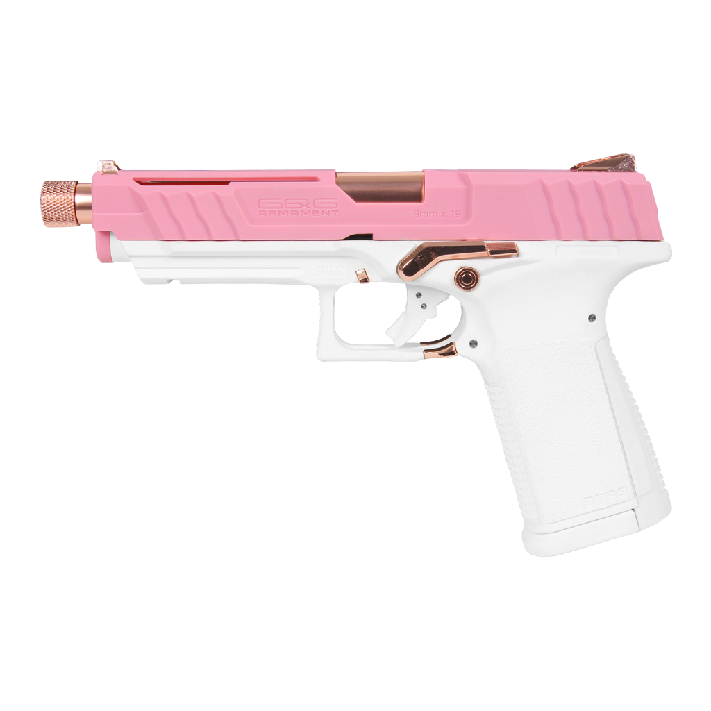 GUNMANSA G&G GTP 9 Rose Gold 6mm Airsoft Pistol - Gas-Gpm-T9a-Ybb-Ecm