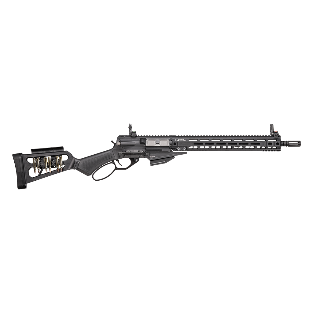 GUNMANSA G&G LevAR 15 Gas Powered Airsoft Rifle 6mm Black - GAS-LVR-015-BNB-ECM