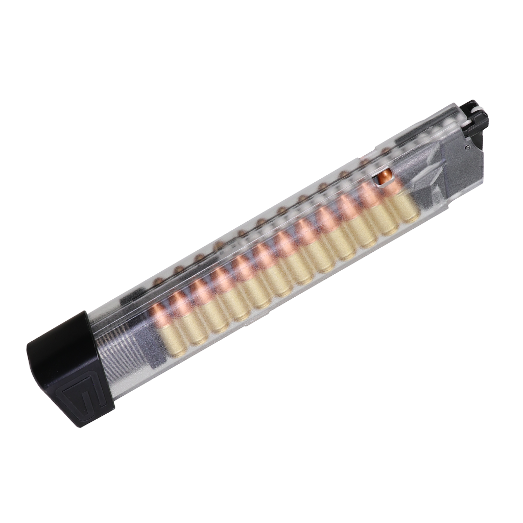 GUNMANSA G&G Piranha 20Round Transparent Long Magazine (Decorative round) - G-08-189