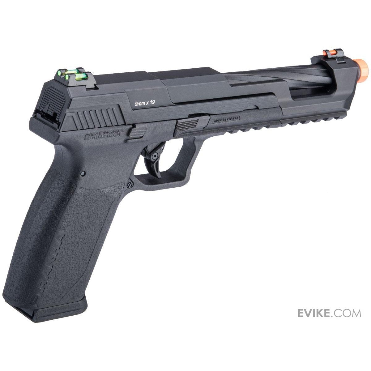 GUNMANSA G&G Pirhana SL Airsoft Pistol (CO2|Semi Auto|Blowback|22) GAS-PRN-LNG-SBB-ECM