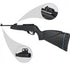 GUNMANSA Gamo Black 1000 Air Rifle (Break Barrel|1|1250 FPS|24J|110cm|2.5kg|4.5mm)