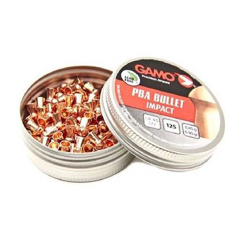 GUNMANSA Gamo Pellets - PBA Bullet - 4.5mm (Pack of 125)