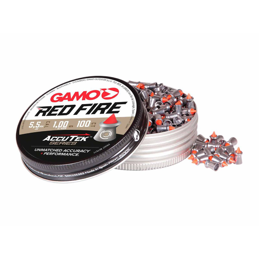 GUNMANSA Gamo Pellets Red Fire 5.5mm Accutek 100CT