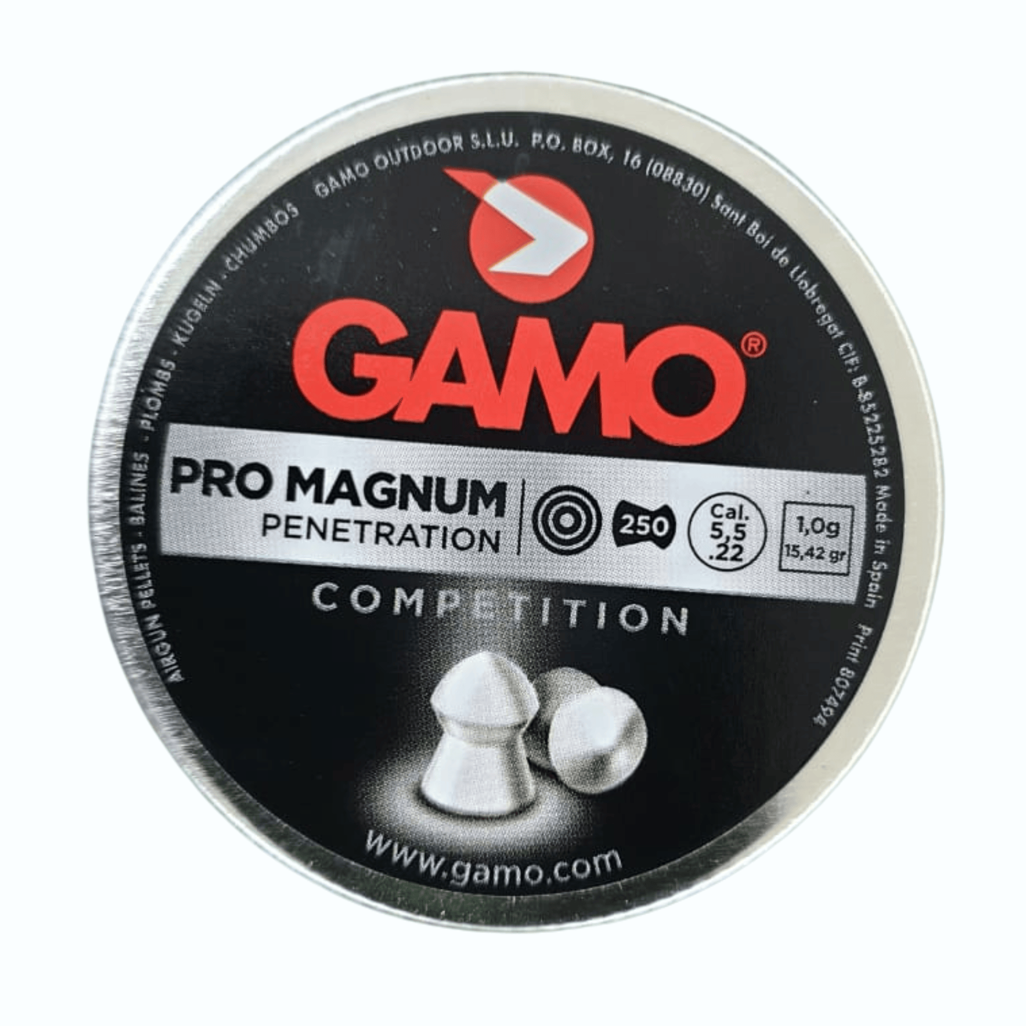 GUNMANSA Gamo Pro Magnum Penetration 5.5mm Pellets