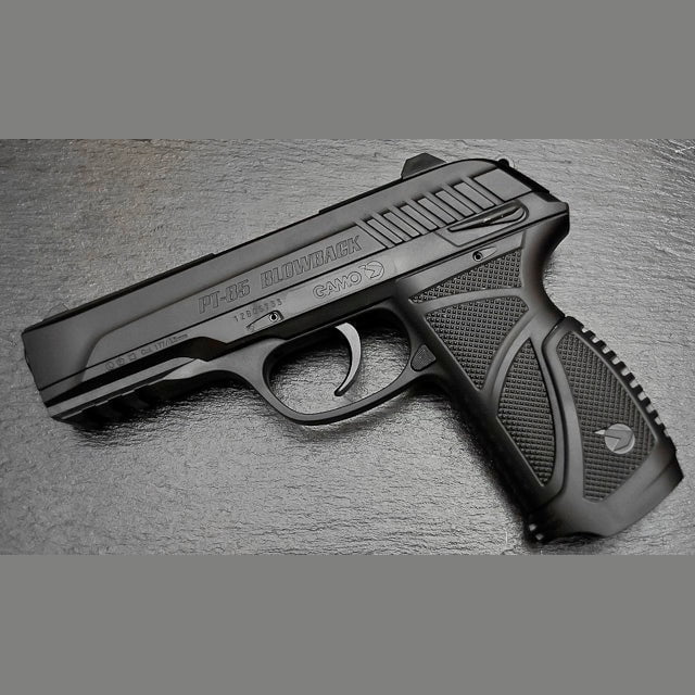 GUNMANSA Gamo PT85 Gas Gun (Semi Auto|Blowback|CO2|8x2|420 FPS|7.5J|4.5mm)