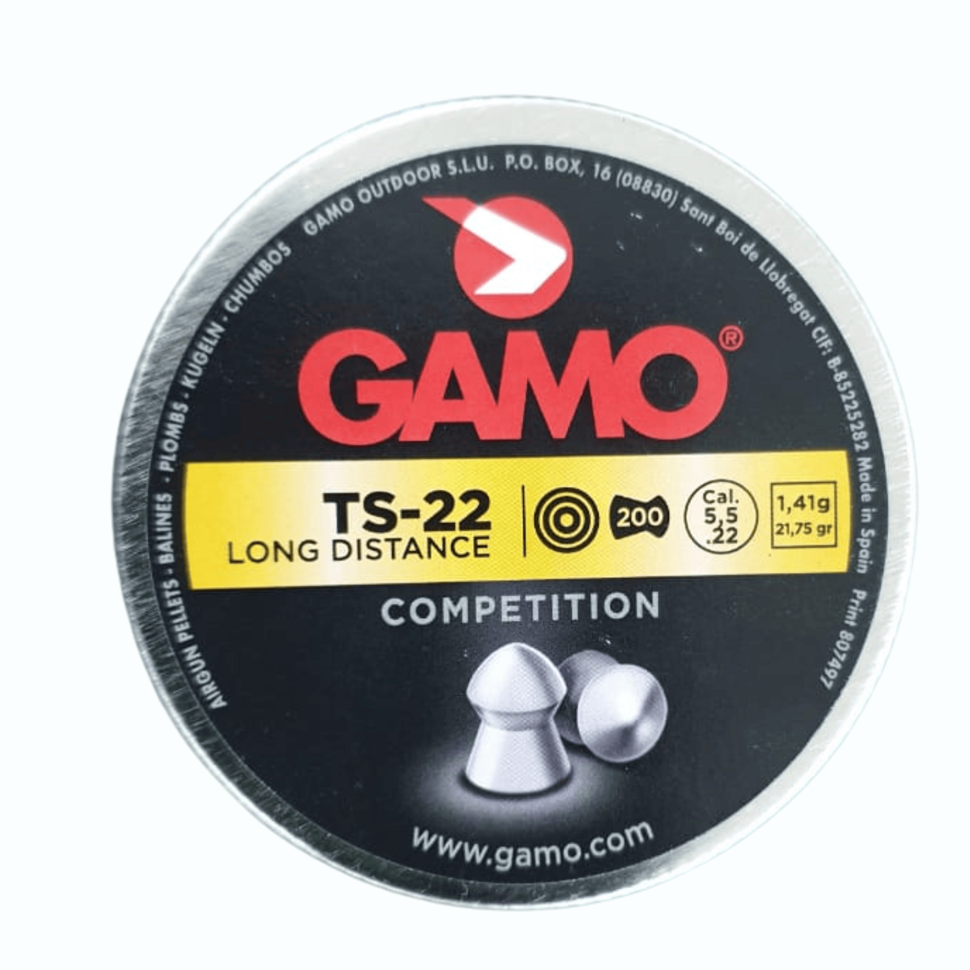 GUNMANSA Gamo TS22 Long Distance 5.5mm Pellets