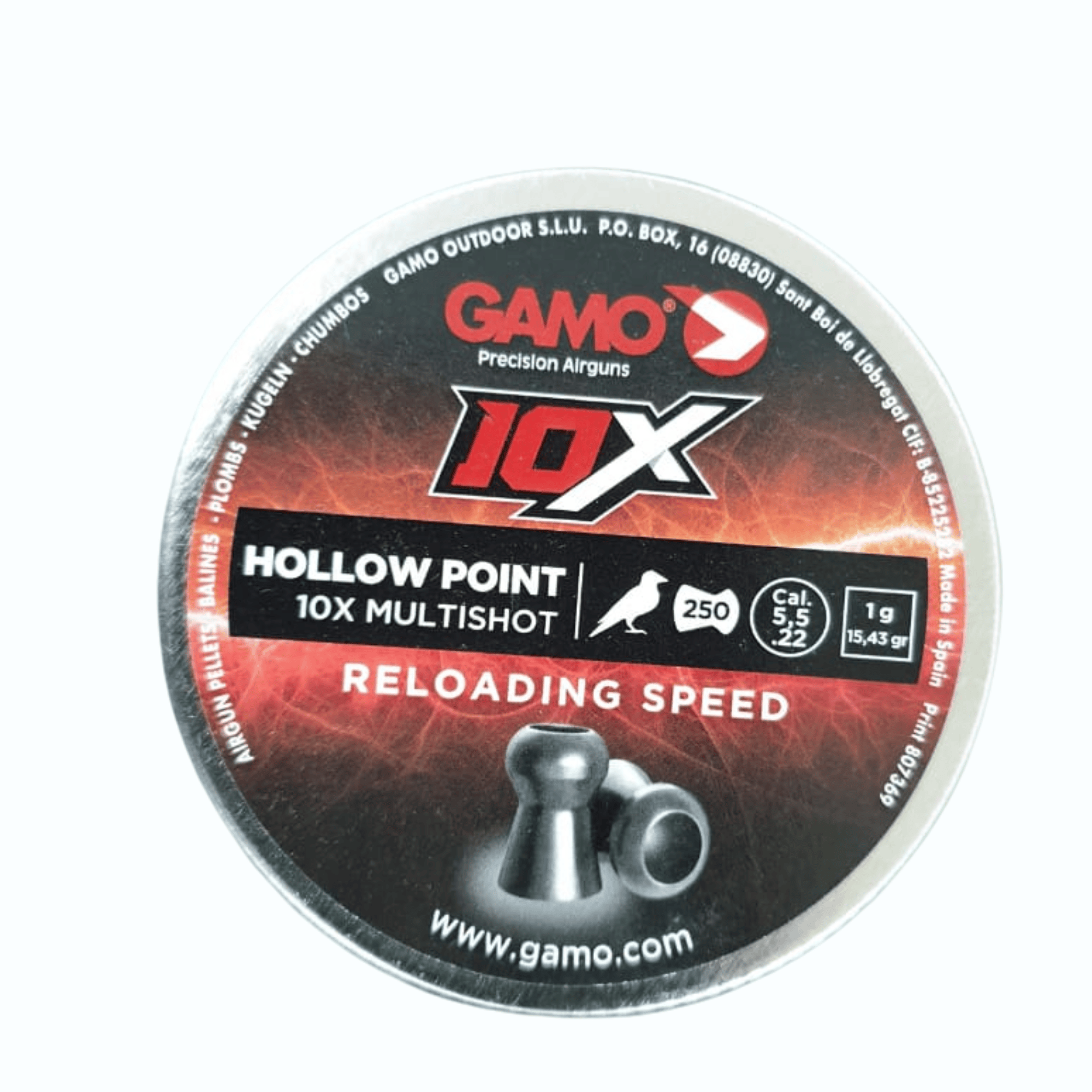 GUNMANSA Gamo10X Hollow Point 5.5mm Pellets