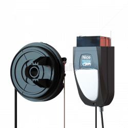 GUNMANSA Garage Door Operator DC Blue Absolute Roll-Up Full Kit 2xTX4 Batt CW