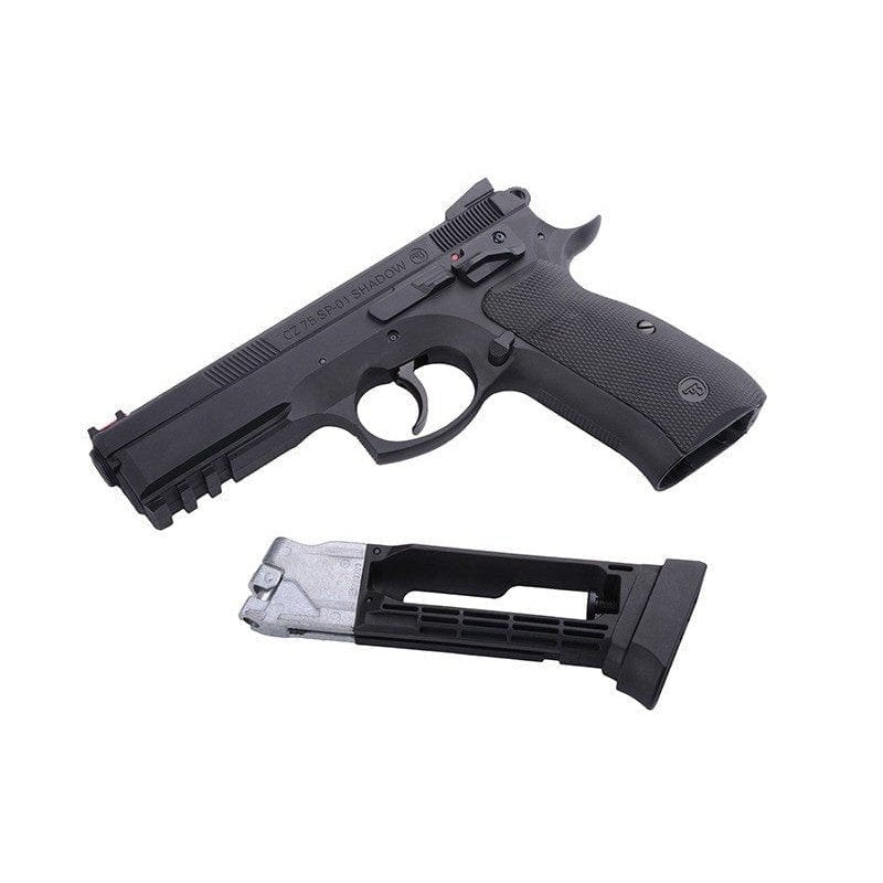 GUNMANSA GAS GUN ASG CZ75 - 01 SHADOW BB GAS GUN