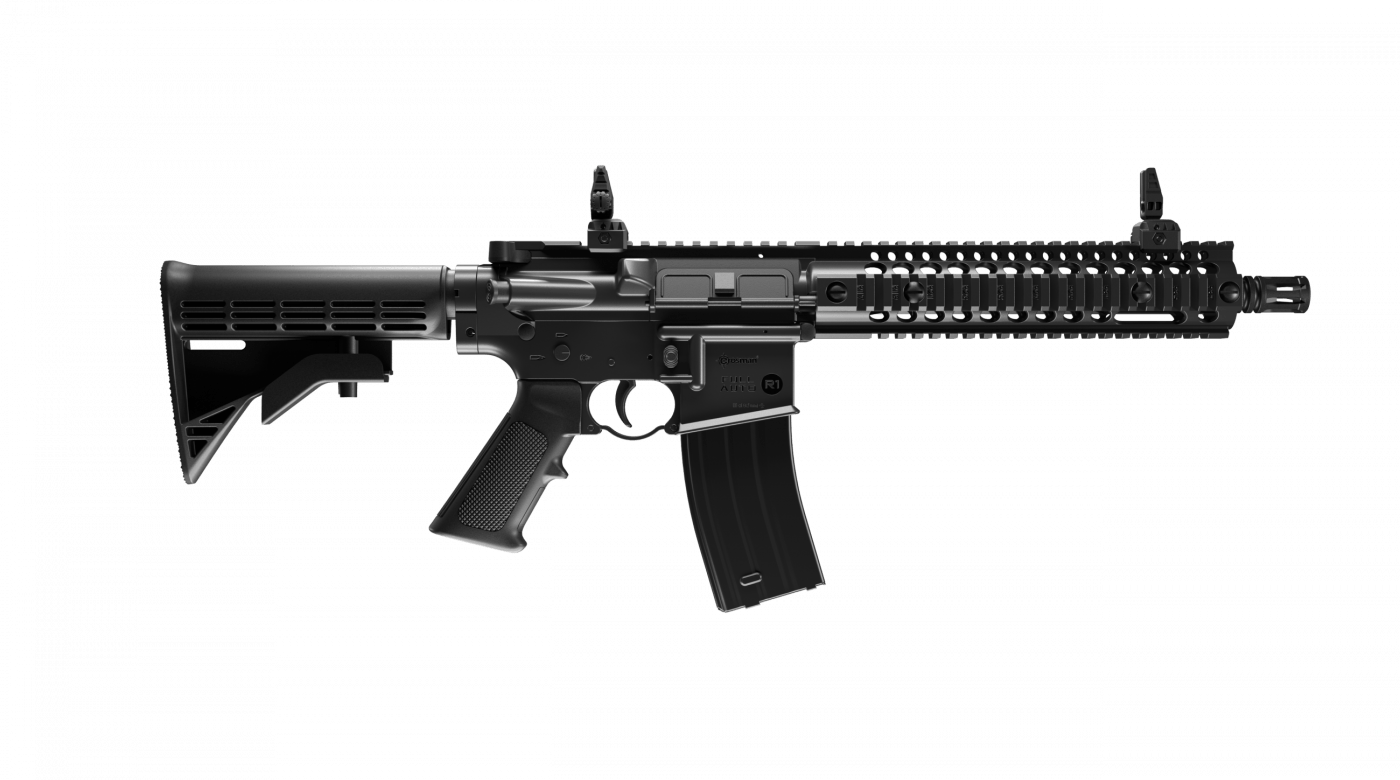 GUNMANSA GAS GUN Crosman R1 Gas Rifle (Full-Semi Auto|Blowback|CO2|25+1|430 FPS|3J|4.5mm BB)