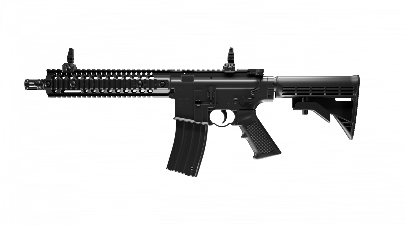 GUNMANSA GAS GUN Crosman R1 Gas Rifle (Full-Semi Auto|Blowback|CO2|25+1|430 FPS|3J|4.5mm BB)