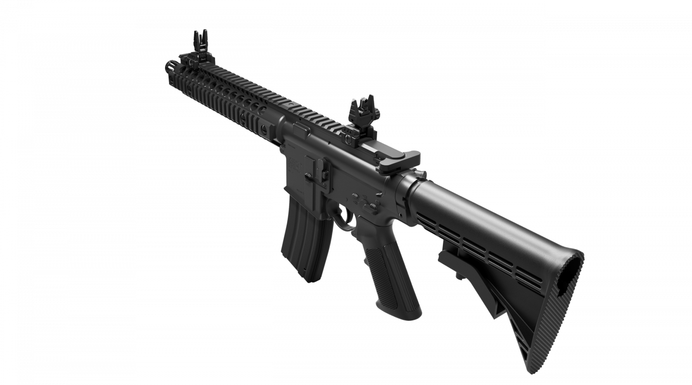 GUNMANSA GAS GUN Crosman R1 Gas Rifle (Full-Semi Auto|Blowback|CO2|25+1|430 FPS|3J|4.5mm BB)