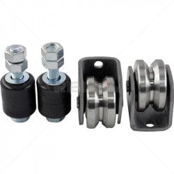 GUNMANSA Gate Motor Accessory Wheel Kit - 60mm - V-Profile