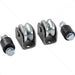 GUNMANSA Gate Wheel Kit - 60mm Electro Plated Part No: GA30-2
