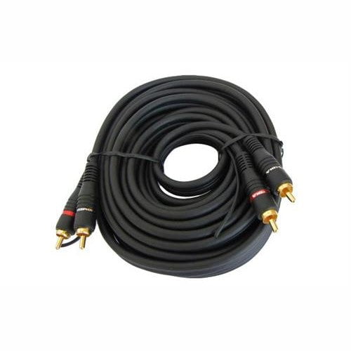 GUNMANSA Geeko 2x Black RCA Male to Male Audio Cable