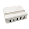 GUNMANSA Geeko 5-Port USB Travel Charger with Apple Lightning Cradle