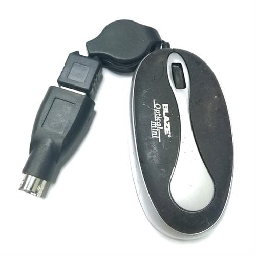 GUNMANSA Geeko Black And Silver USB Mini Optical Mouse