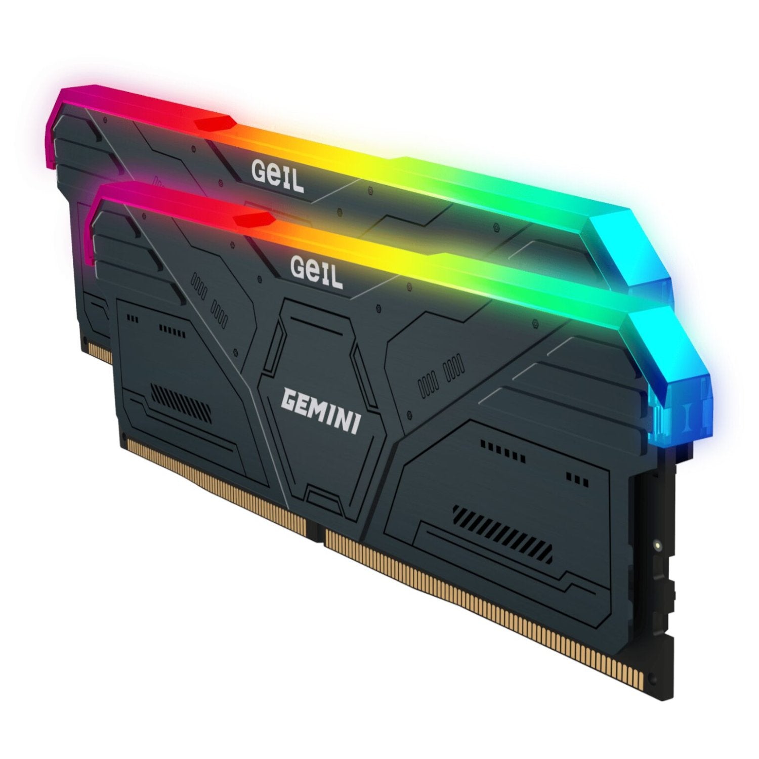 GUNMANSA GeIL Gemini RGB 32GB DDR5 6000MHz Desktop Gaming Memory Kit (2 x 16GB) – Grey