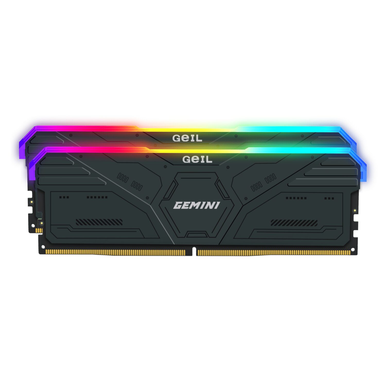 GUNMANSA Geil Gemini RGB 32GB KIT(2X16GB) 6000MHz DDR5 Desktop Gaming Memory - Grey