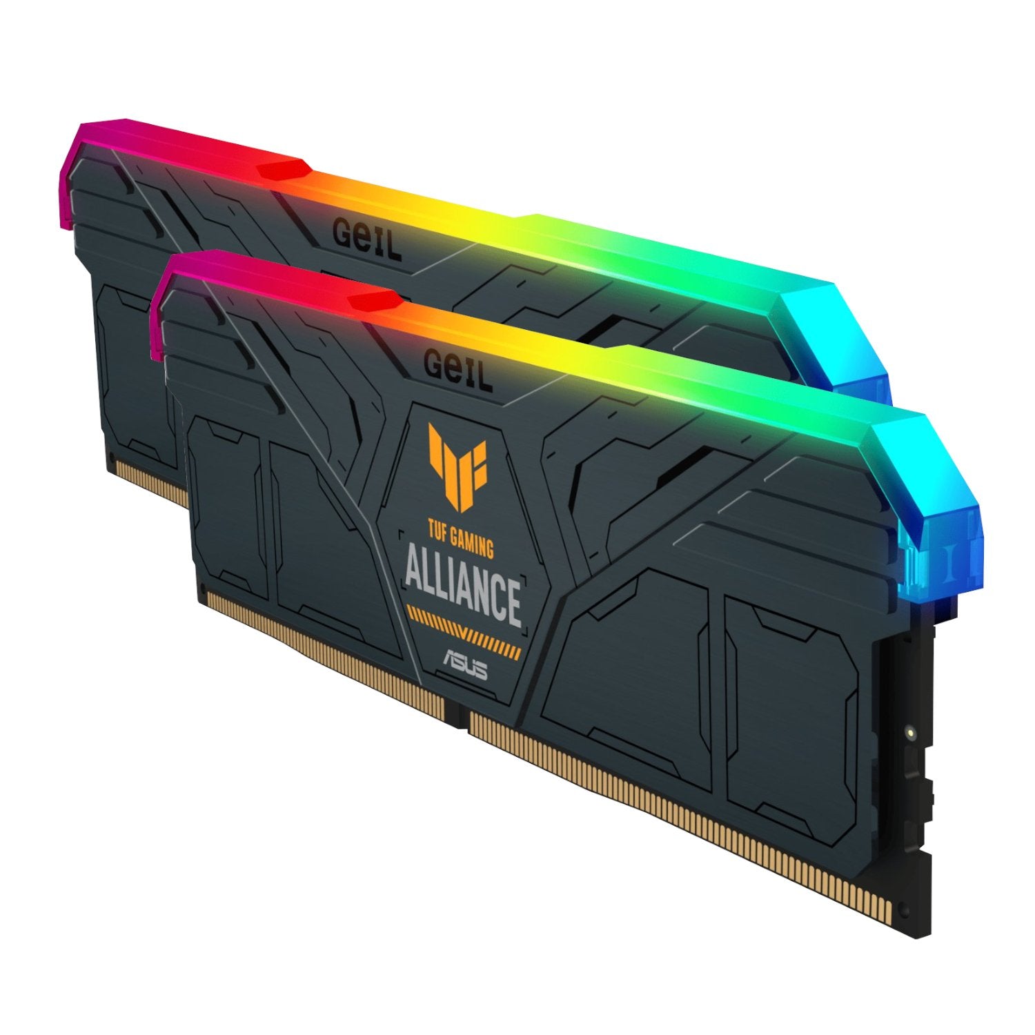 GUNMANSA GeiL Gemini TUF RGB 32GB DDR5 6000MHz Desktop Gaming Memory Kit (2 x 16GB) – Grey