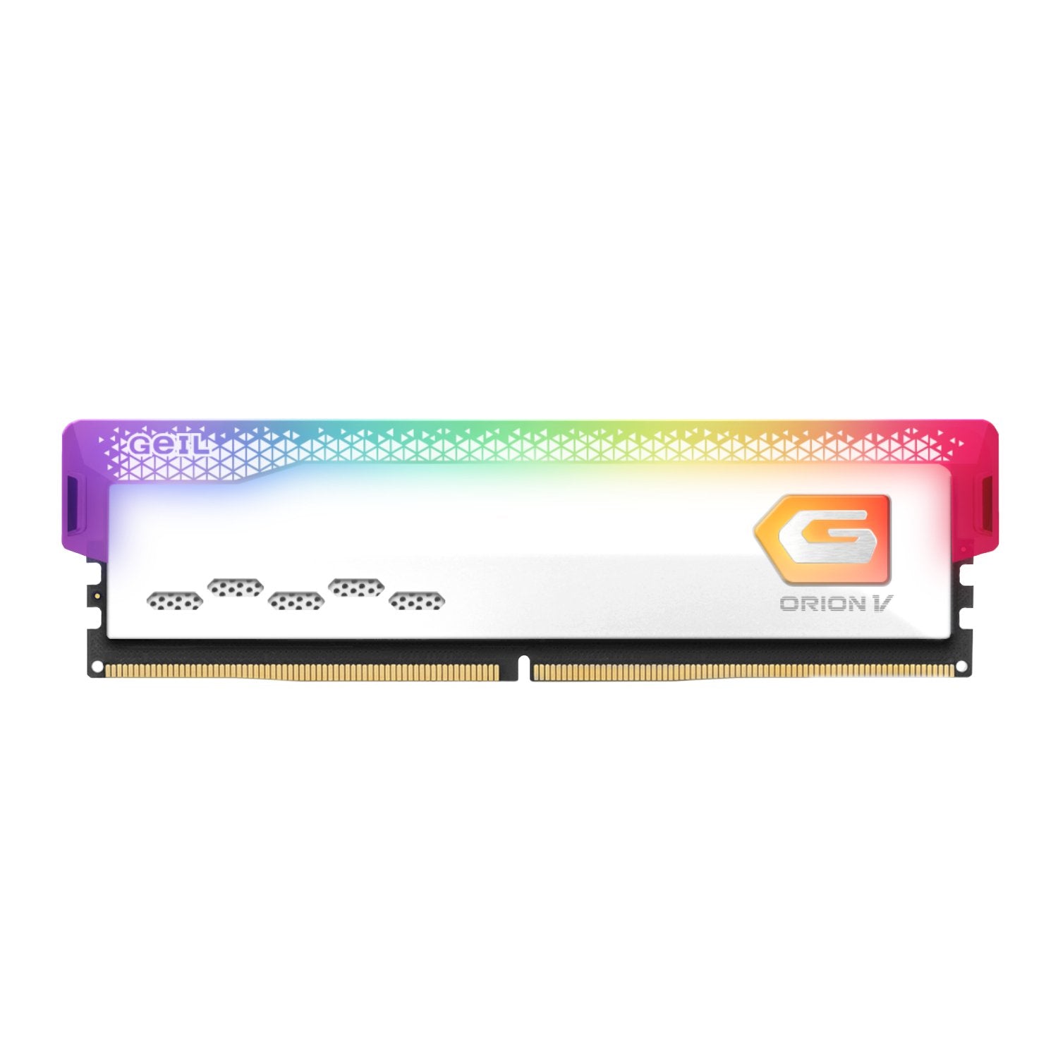 GUNMANSA Geil Orion V RGB 16GB 6000MHz DDR5 Desktop Gaming Memory - White