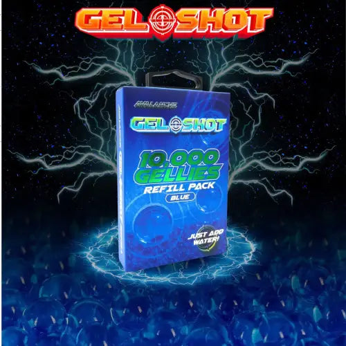 GUNMANSA Gel Blaster – Fully Automatic with 10 000 Gellies Water Beads – Blue – GS-1000-BB